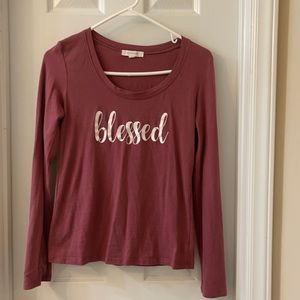 Cute “Blessed” Top